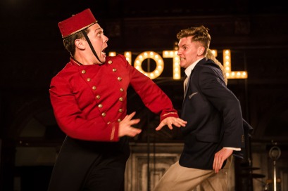 keith higinbotham and alex hooper in antic disposition-s the comedy of errors